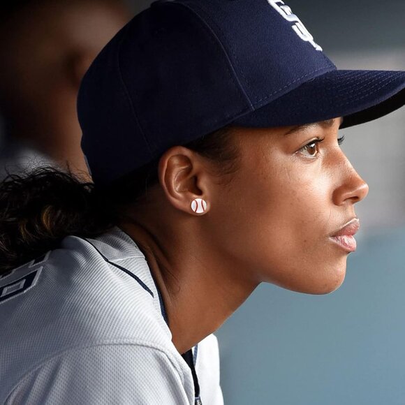 Sterling Silver Stud Earrings, Sports Easter Basket Stuffers for Teen Hypoallerg - Picture 2 of 7